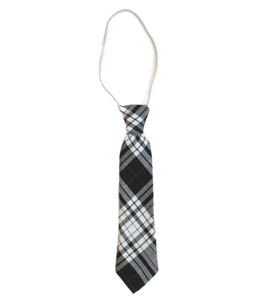 Junior Elastic Menzies Tartan Tie