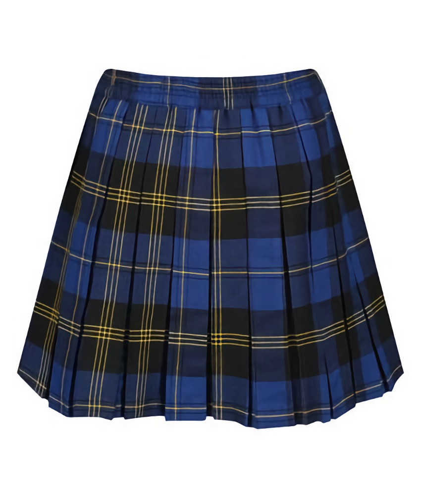 Junior Stitch Down Ribble Tartan Skirt by Trutex