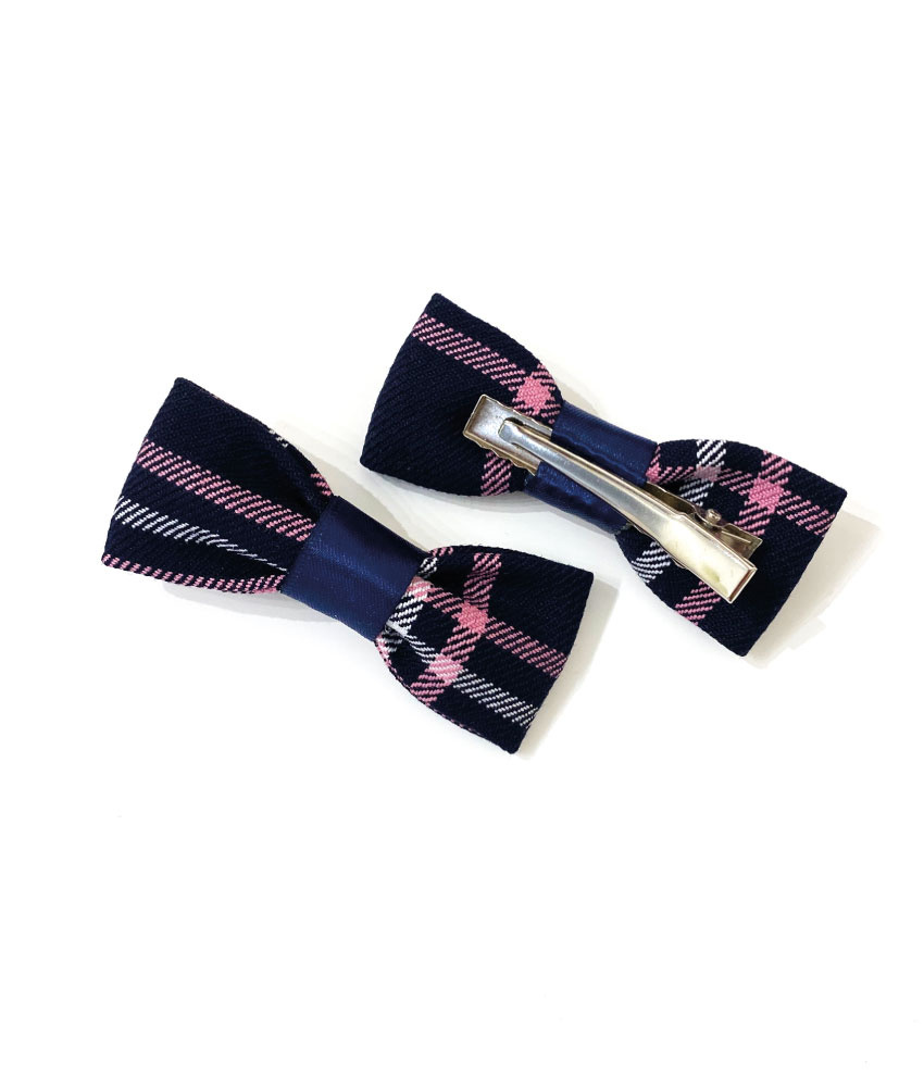 Westfield Tartan Small Bow Clips (2 Pack)