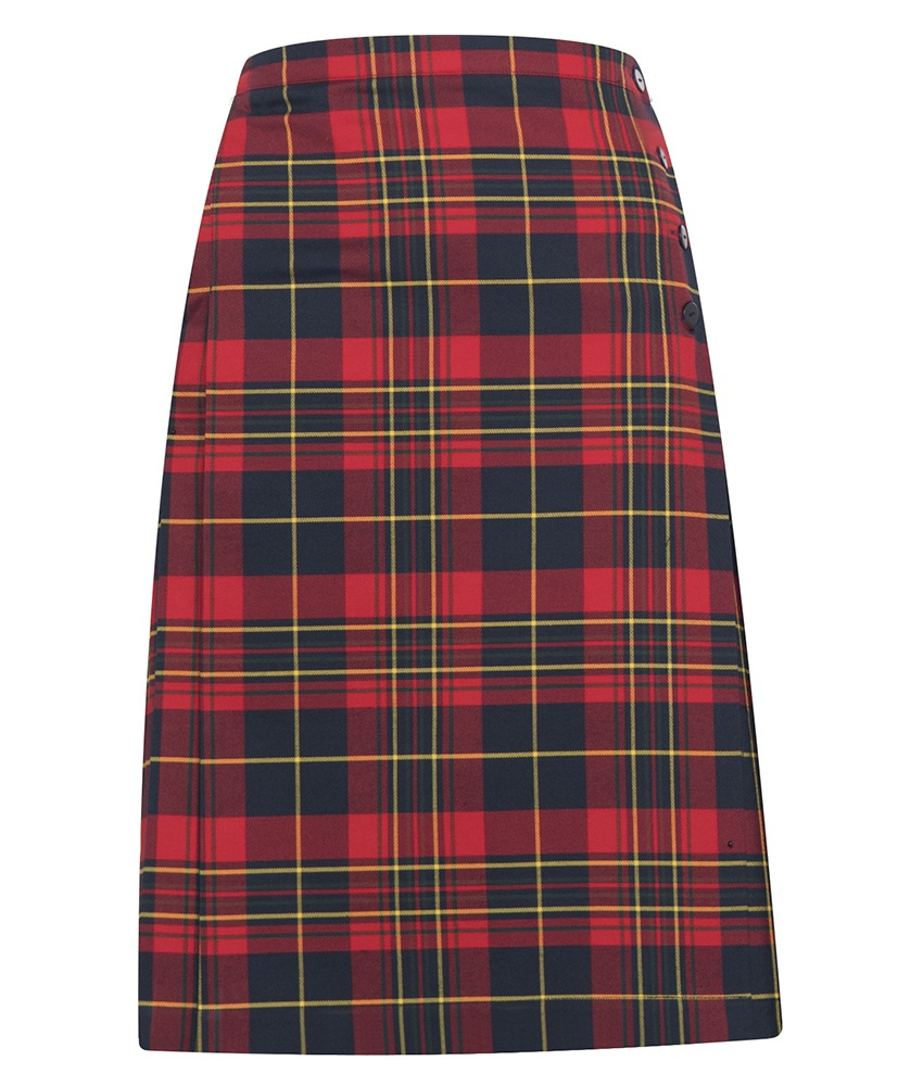 Kelso Tartan Skirt in Red