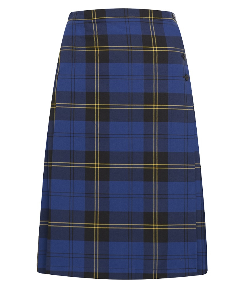 Kelso Tartan Skirt in Royal Blue