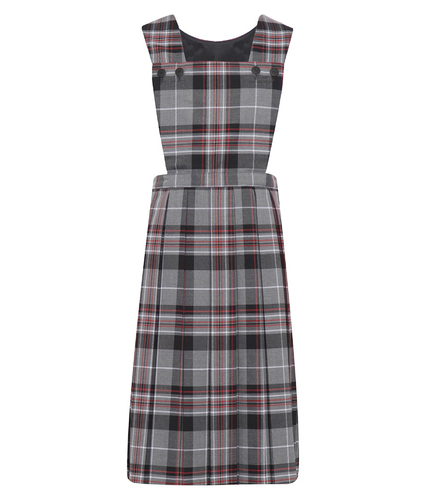 Prestwick Grey Tartan Pinafore