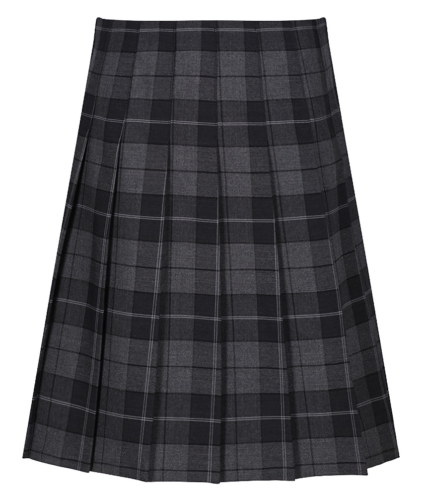 Senior Stitch Down Pleat Castle Tartan Skirt by Trutex (GST)