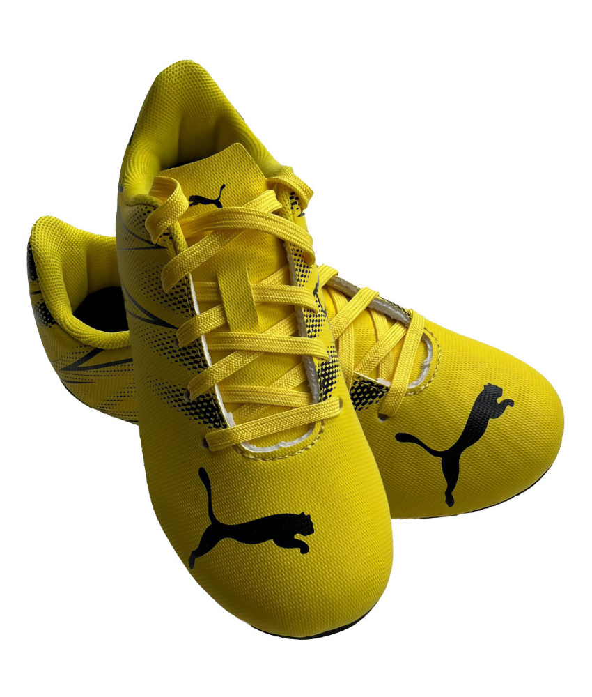 Puma Attacanto Junior Football Boots in Yellow/Black