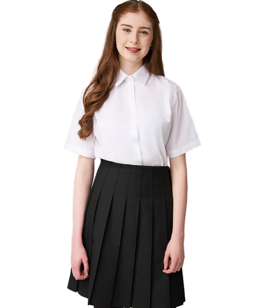 Girl's Short Sleeve Blouse (Twin Pack) by Trutex