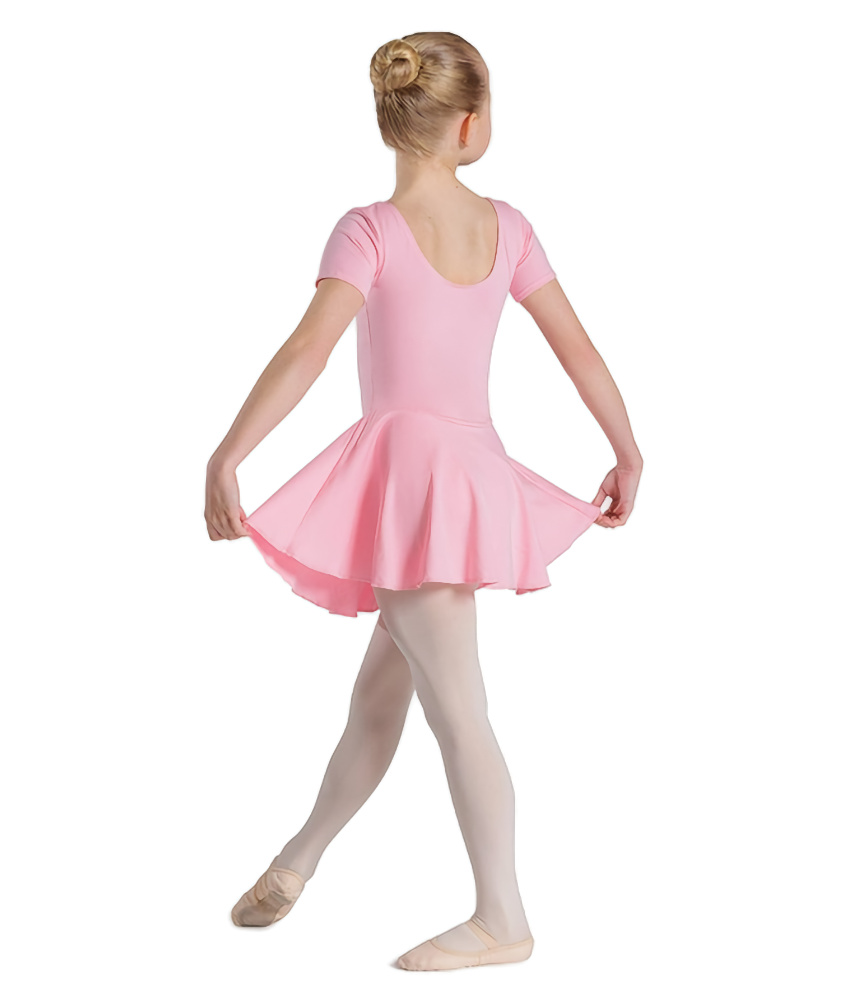 Hannah Short Sleeve Skirted Leotard Q12 by 1st Position