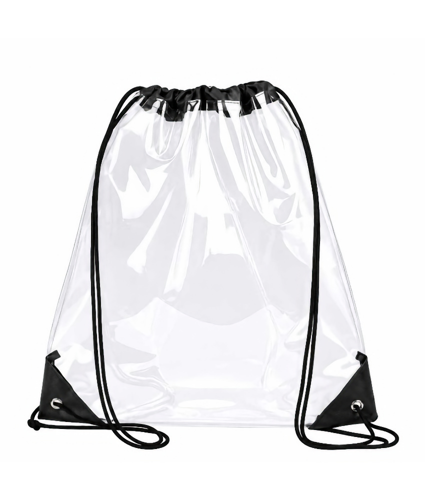 Clear Drawstring Bag
